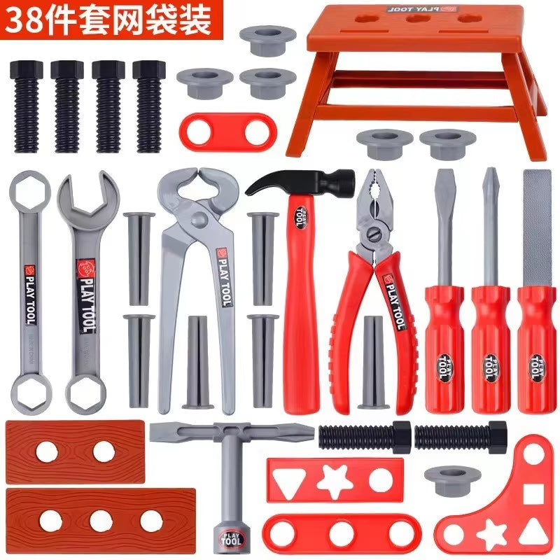 Maintenance Tools Engineer Simulation Children'S Toolbox Pretend Toy Electric Drill Screwdriver Tool Kit Play Box Set for Kids